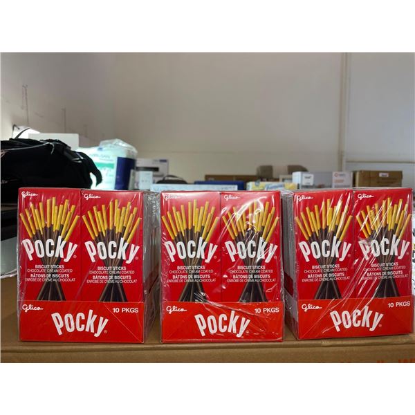 Pocky chocolate covered biscuit sticks 30x40g
