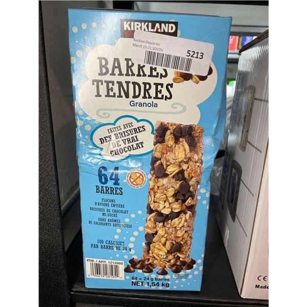 Kirkland signature chocolate chip granola bars 64x24g