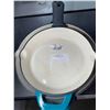 Image 1 : Tramotina enamel coated cast iron skillets, lot of 2