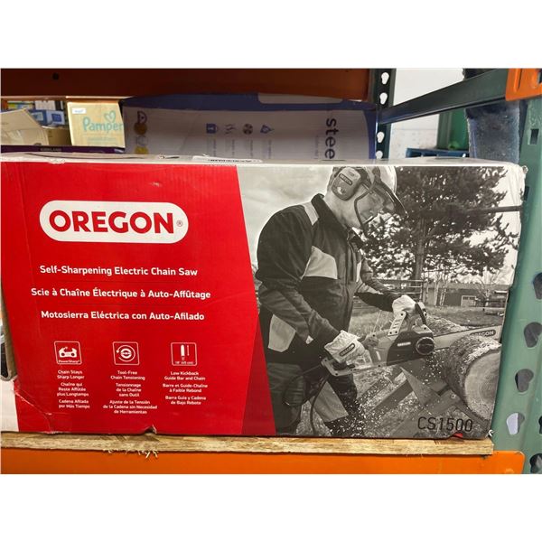 Oregon ELECTRIC self sharpening chain saw