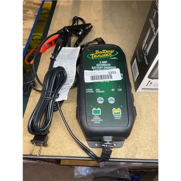 Battery tender 5 amp automatic battery charger
