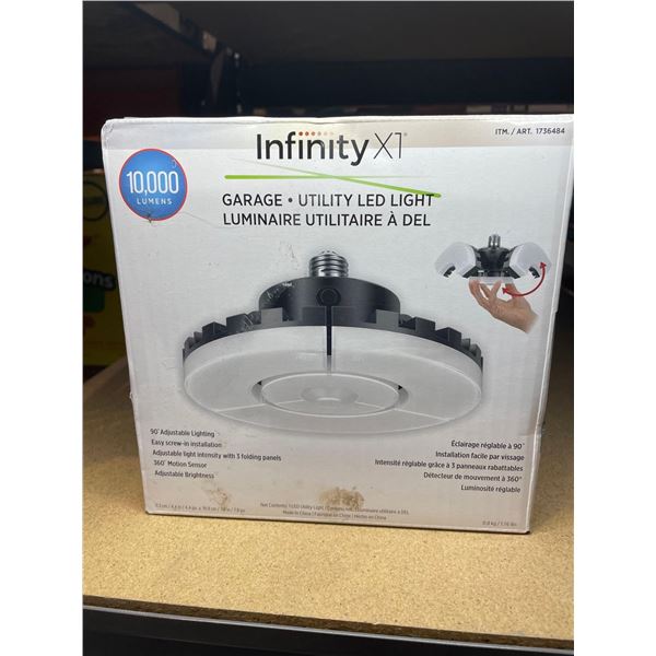 Infinity X1 garage LED utility light