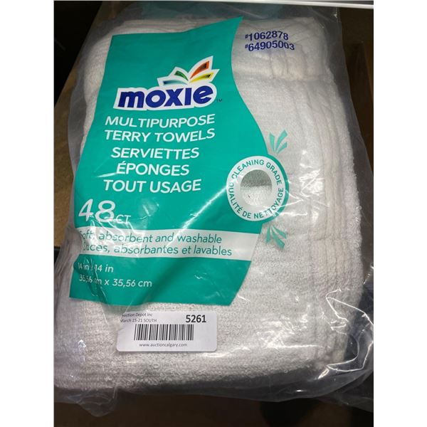 Moxie multipurpose terry towels, pack of 48