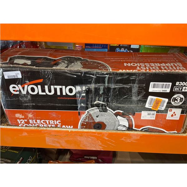 Evolution 12" electric concrete saw