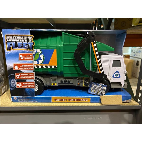 Mighty fleet motorized garbage truck