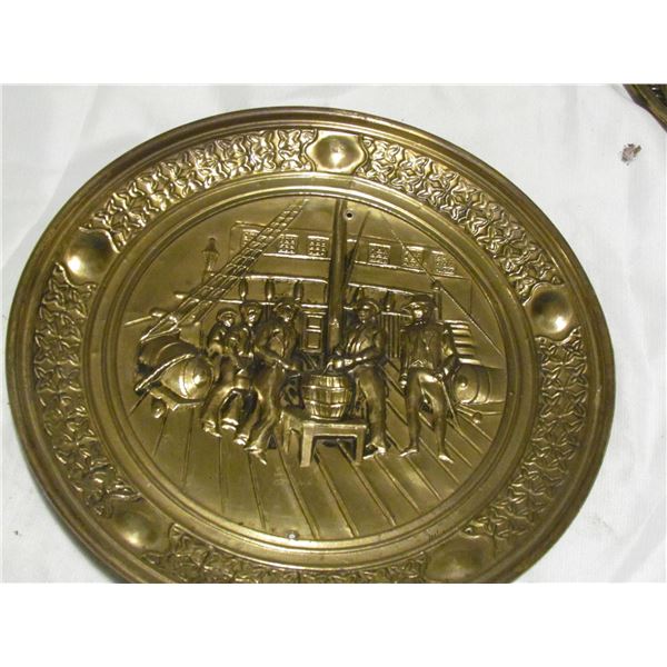 Round Brass Plate - Factory