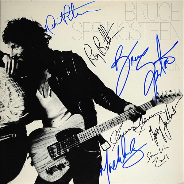 Bruce Springsteen signed Born to Run album