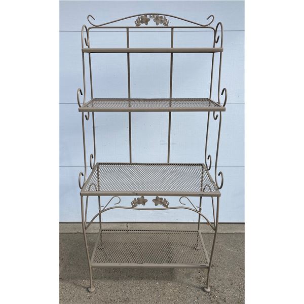 METAL FOUR-TIER BAKER'S RACK