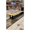 Image 1 : NATURAL TOP MULTI PLUG POWERED WORK SURFACE  - APPROX. 144"X 48"D X 30"H