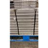 Image 2 : STACK OF STAINLESS STEEL COMMERCIAL 5 SECTION BREAD PANS - APPROX. 9