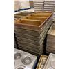 Image 2 : STACK OF STAINLESS STEEL COMMERCIAL 5 SECTION BREAD PANS - APPROX. 8