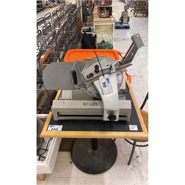 DIGI 330T STAINLESS STEEL COMMERCIAL DELI SLICER WITH PROTECTIVE ARM