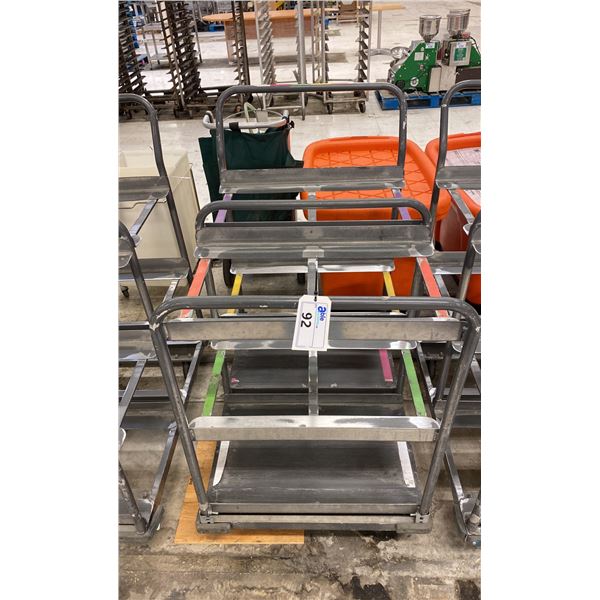 3 TIER MOBILE COMMERCIAL TOTE CART