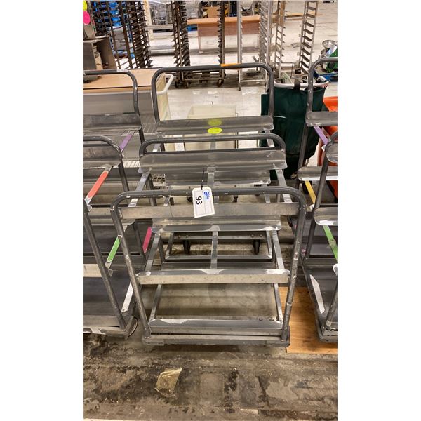 3 TIER MOBILE COMMERCIAL TOTE CART