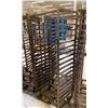 Image 2 : 18 TRAY STEEL MOBILE COMMERCIAL BAKERS BREAD RACK *NO BAKING SHEETS*