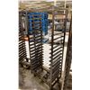 Image 2 : 18 TRAY STEEL MOBILE COMMERCIAL BAKERS BREAD RACK *NO BAKING SHEETS*