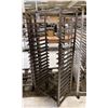 Image 2 : 18 TRAY STEEL MOBILE COMMERCIAL BAKERS BREAD RACK *NO BAKING SHEETS*