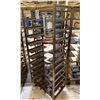 Image 2 : 10 TRAY STEEL MOBILE COMMERCIAL BAKERS BREAD RACK *NO BAKING SHEETS*