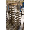 Image 2 : 10 TRAY STEEL MOBILE COMMERCIAL BAKERS BREAD RACK *NO BAKING SHEETS*