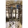 Image 2 : 10 TRAY ALUMINUM MOBILE COMMERCIAL BAKERS BREAD RACK *NO BAKING SHEETS*
