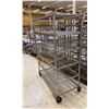 Image 2 : 6 TIER ALUMINUM MOBILE COMMERCIAL MESH DECK PRODUCT RACK