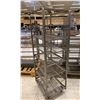 Image 2 : 7 TIER STEEL MOBILE COMMERCIAL MESH DECK PRODUCT RACK