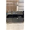 Image 2 : PAIR OF COMMERCIAL MOBILE 6 SECTION BULK BINS * MISSING LIDS *