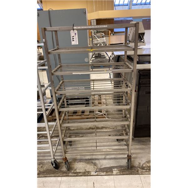 STAINLESS STEEL COMMERCIAL 8 TIER MOBILE COOLING RACK