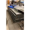 Image 2 : PALLET OF 8 COMMERCIAL GLASS FRONT / BLACK 29 3/4"W X 73"H COOLER DOORS, TOP LIGHT & GRATES