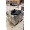 Image 2 : PALLET OF 48" BLACK METAL GONDOLA SHELVING SHELVES