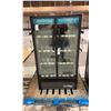 Image 1 : TRUE ( TVM-30-HC-VM01 ) DOUBLE DOOR GLASS FRONT COMMERCIAL BEVERAGE COOLER