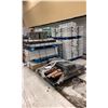 Image 2 : 9 PALLETS OF COMPLETE WHITE METAL PHARMACY GONDOLA SHELVING
