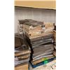 Image 2 : PALLET OF BROWN METAL 3 X 16 GONDOLA RADIUS INWARD SHELVING