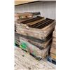 Image 2 : PALLET OF BROWN METAL 3 X 16 GONDOLA RADIUS OUTWARD SHELVING