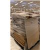 Image 2 : PALLET OF BROWN METAL GONDOLA RADIUS ROUND END SHELVING & END CAPS