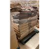 Image 2 : PALLET OF BROWN METAL 3 X 16 GONDOLA RADIUS ROUND OUTWARD END SHELVING