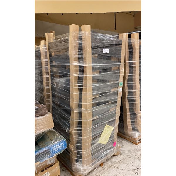 PALLET OF GREY METAL 3 X 25 GONDOLA SHELVING UPPERS