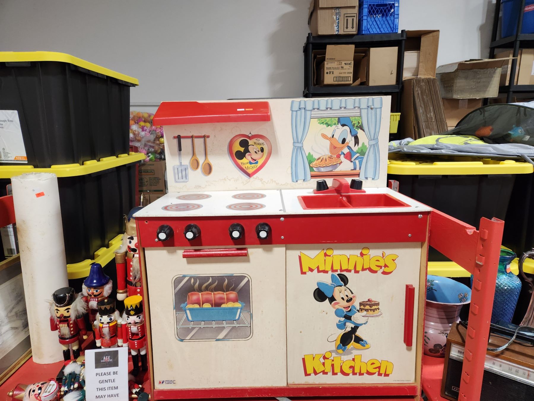 Vintage Disney 1980s Mickey/Minnie Mouse Play Kitchen Set