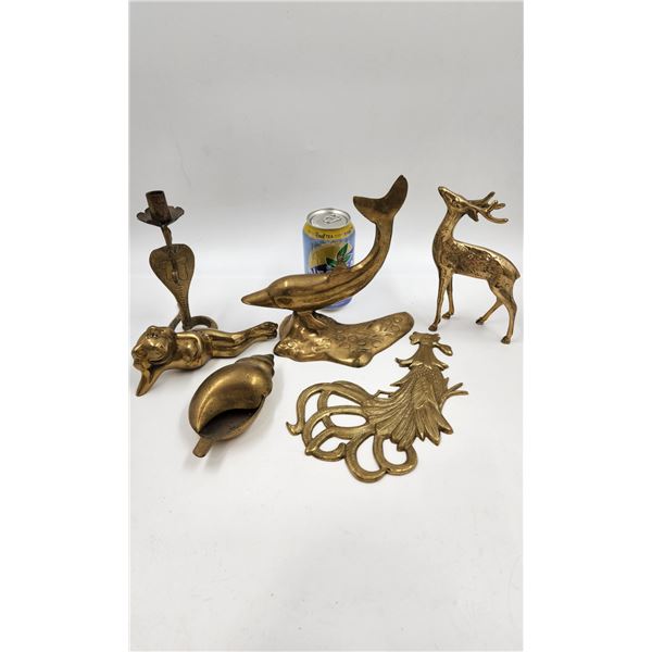 Vintage Brass Animal Lot