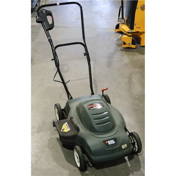 18" BLACK & DECKER ELECTRIC LAWN MOWER