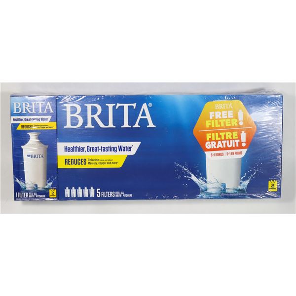 NEW 5+1 PACK BRITA FILTER