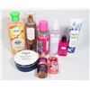 Image 1 : BOX OF BEAUTY ITEMS, SHAMPOO, BODY SPRAYS,