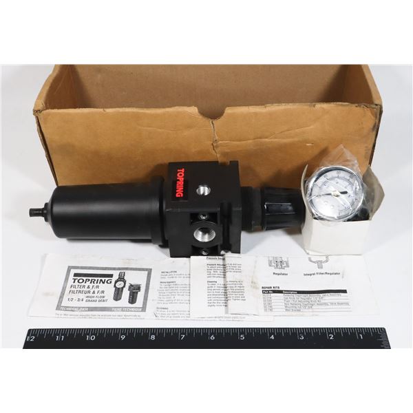 TOPRING HIGH CAPACITY AIR PRESSURE REGULATOR