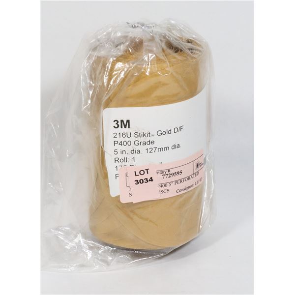 3M STIKIT P400 5" PERFORATED SANDING DISCS