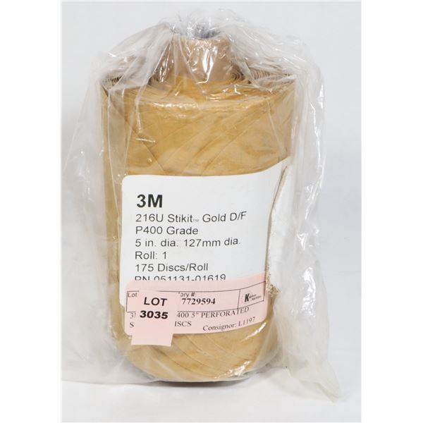 3M STIKIT P400 5" PERFORATED SANDING DISCS