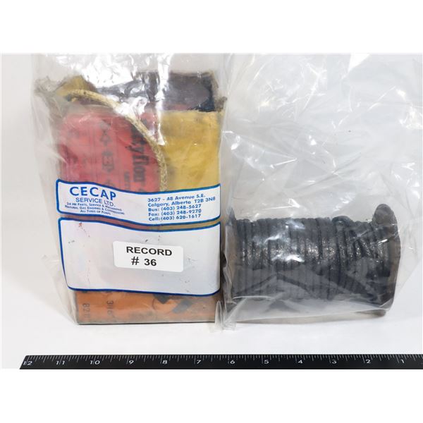 2 PART ROLLS OF PUMP/VALVE PACKING CORD