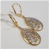 Image 2 : SILVER DIAMOND EARRINGS (~WEIGHT 3.35G)