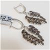 Image 2 : SILVER SMOKEY QUARTZ(5.35CT) EARRINGS