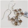 Image 2 : SILVER SYNTHETIC ZULTANITE(4.3CT) EARRINGS