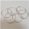 Image 2 : SILVER LOT OF 3 HOOP EARRINGS (~WEIGHT 3.93G)